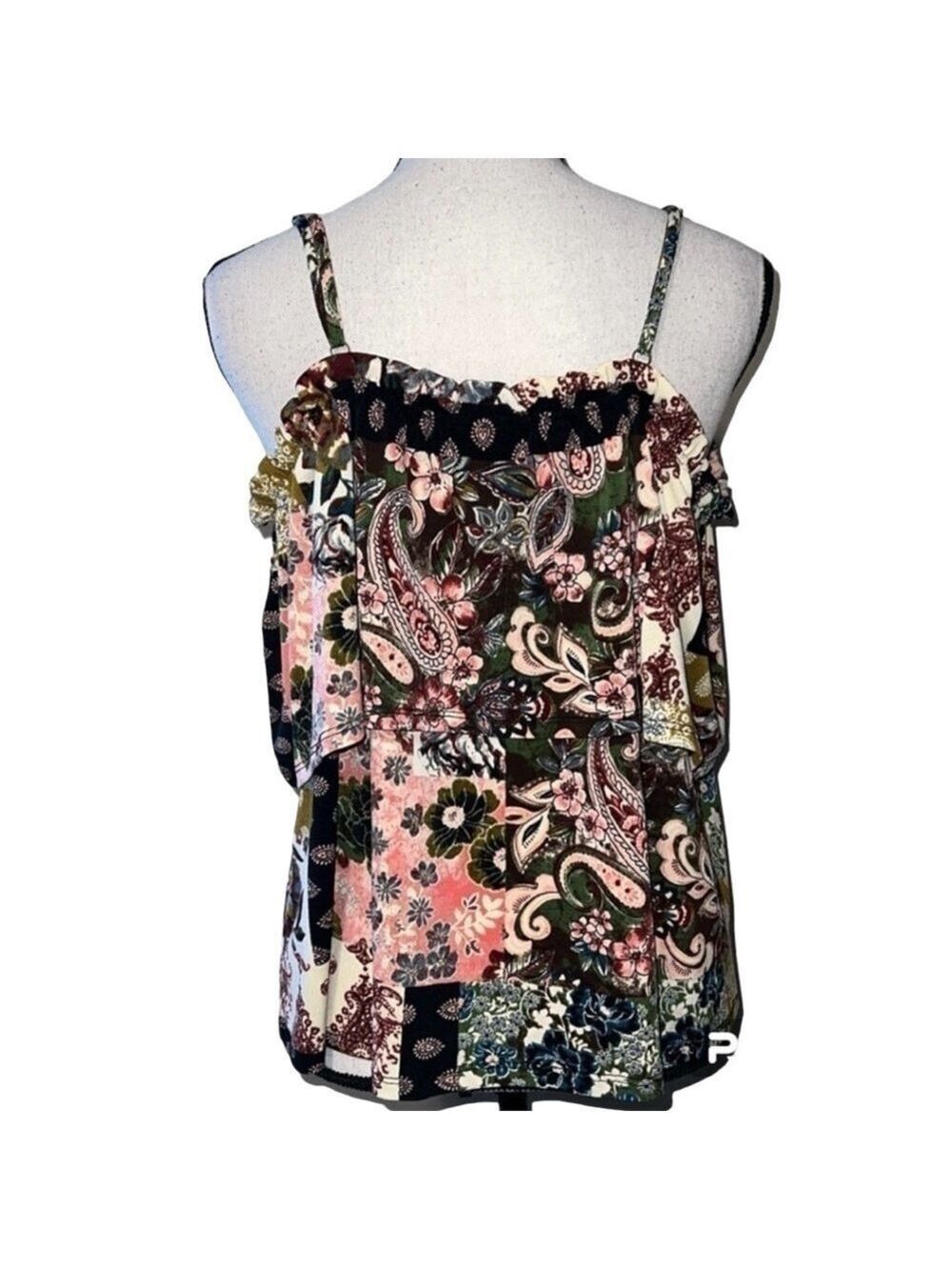 Daytrip Women's Weekend Floral Cold Shoulder Floral Design Size Medium - Picture 3 of 5
